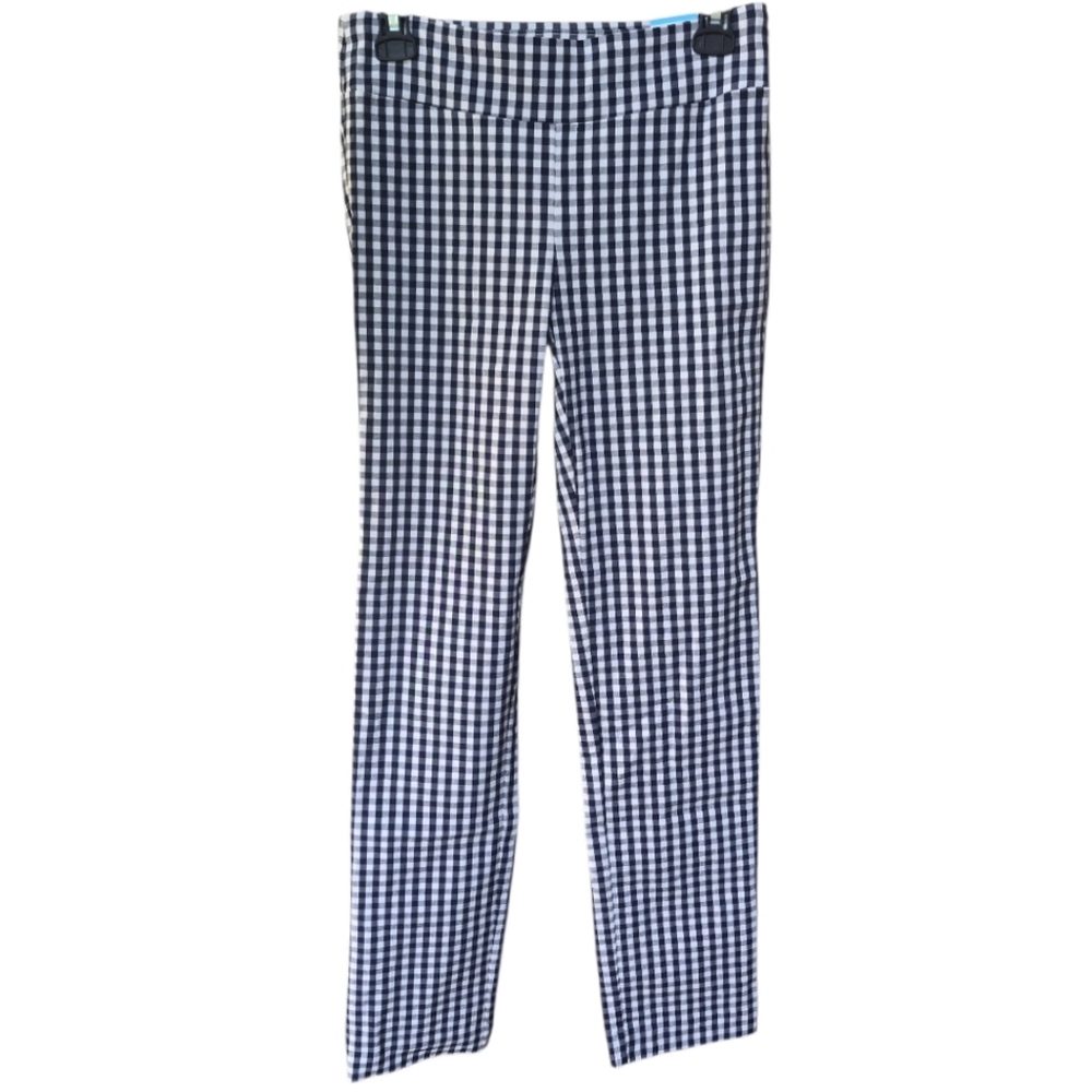 J.McLaughlin Masie Gingham Check Pull On Pants Size  4